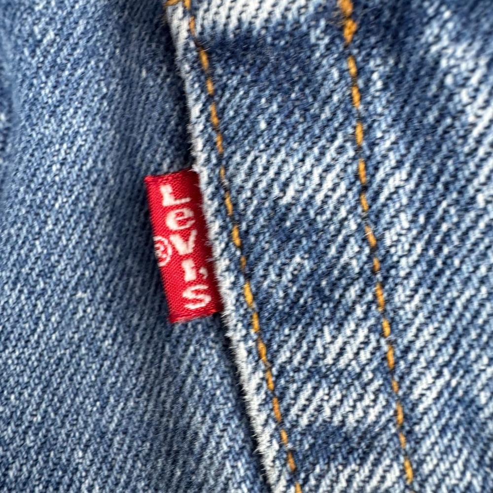 Vintage Levis Jeans Mens 34 (Fits 30x24) 501 XX Cropped Made in USA - Picture 7 of 16